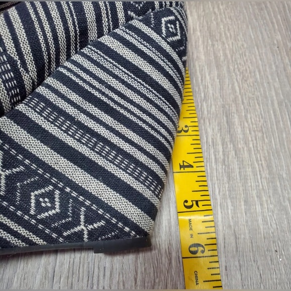 Madden Girl Chunky Bohemian Stripe Closed Toe Platform Wedge Heels Women Sz: 10 - Picture 10 of 10